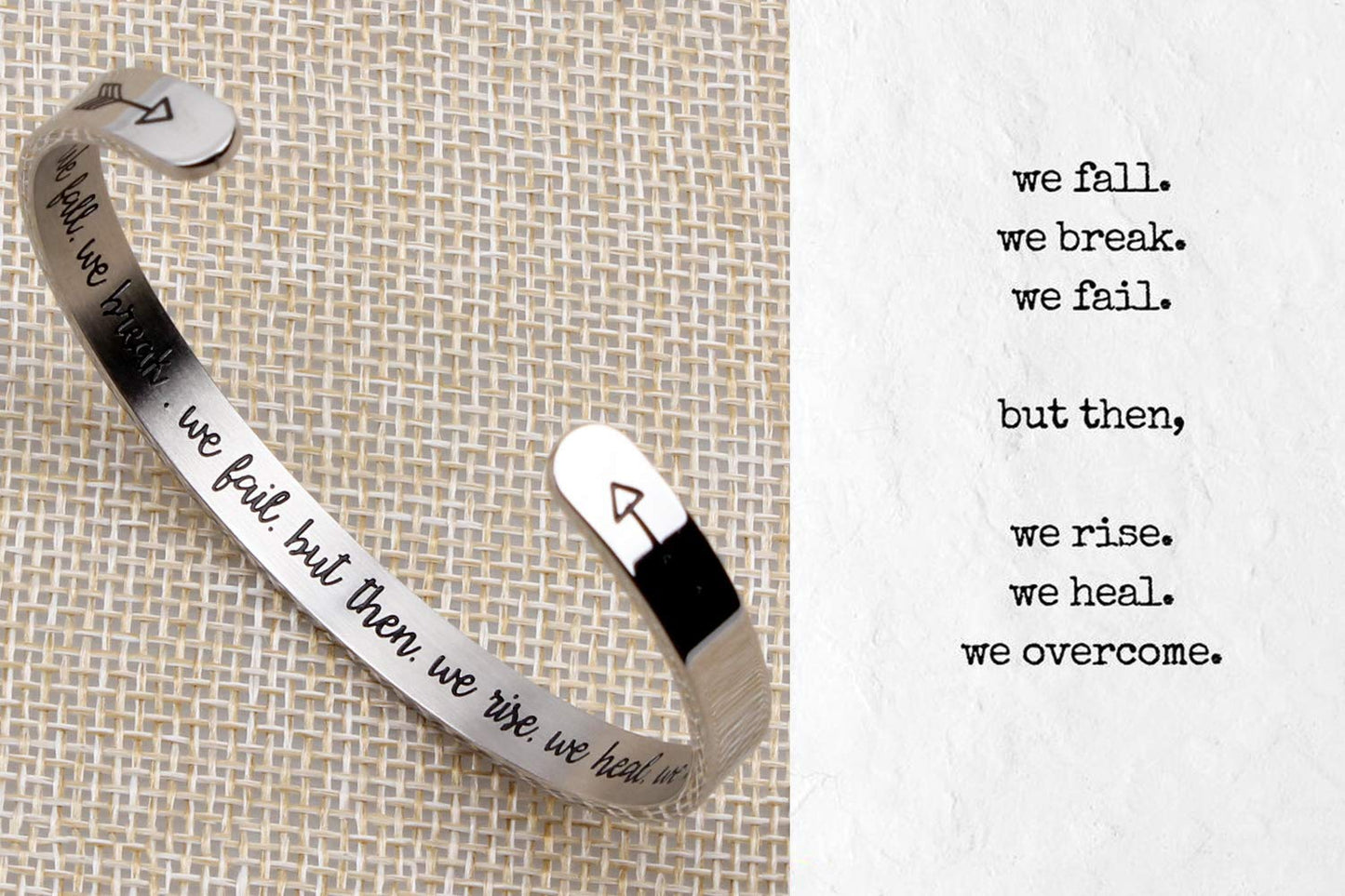 Btysun Bracelets for Women Inspirational Gifts for Women Motivational Birthday Friendship Personalized Mantra Jewelry with Gift