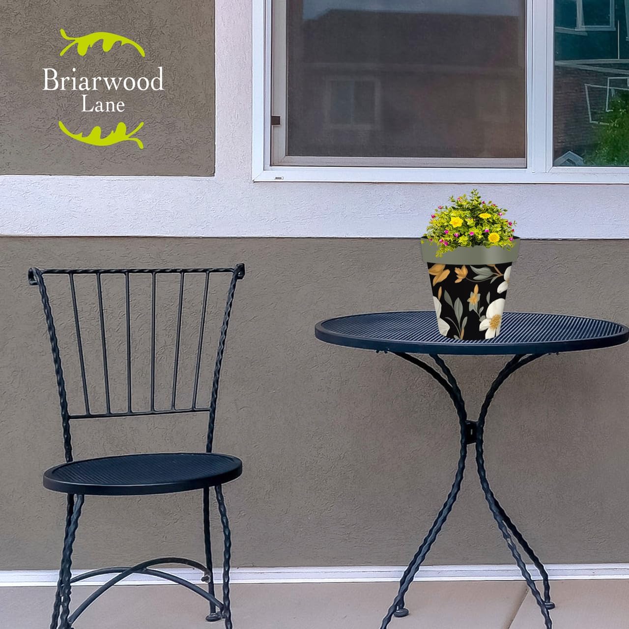 Briarwood Lane Elegant Flowers Small Planter