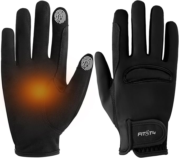 FitsT4 Sports Kids Horse Riding Gloves Winter Equestrian Gloves Girls Boys Horseback Gloves for Youth Children Cycling Biking