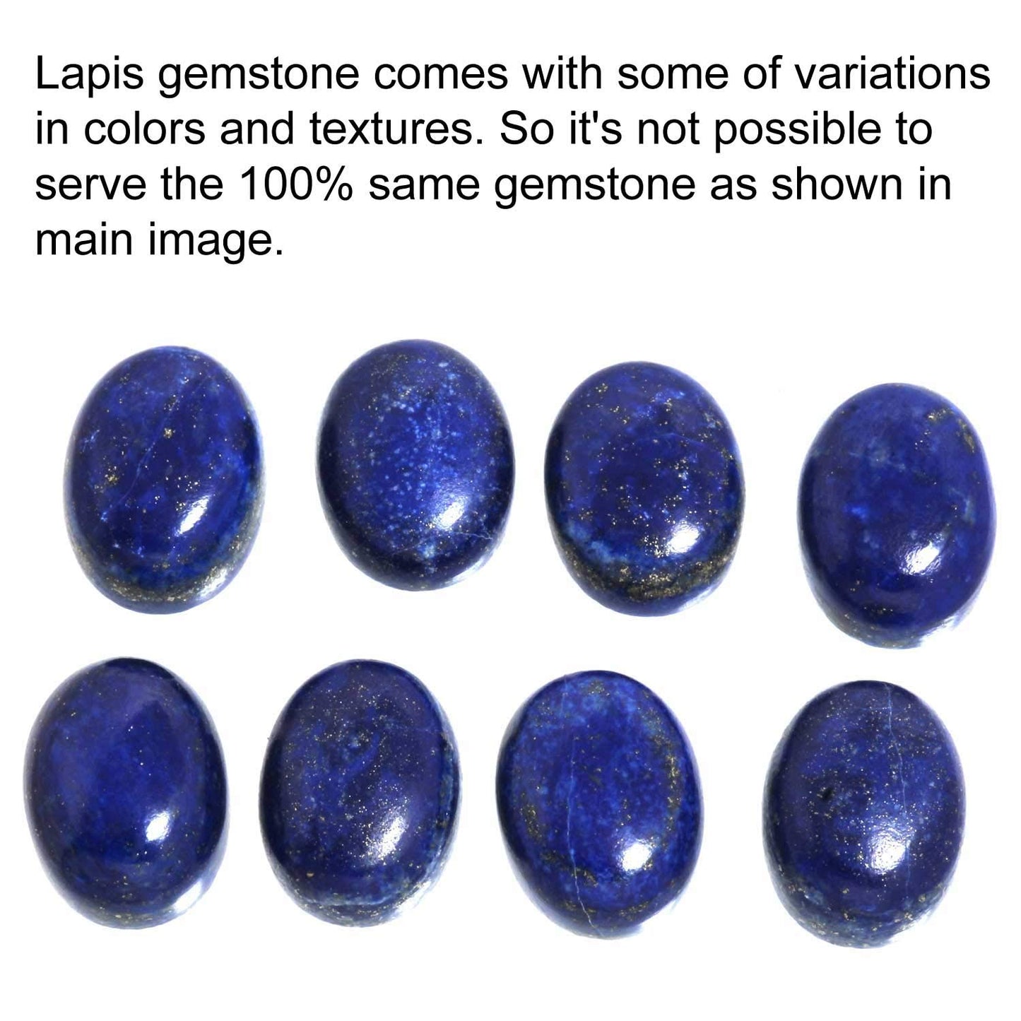 JEWELOPORIUM Blue Lapis Lazuli Silver Ring Size 9, 925 Sterling Silver Ring for Women, Real Chunky Oval Gemstone Handmade Jewelr