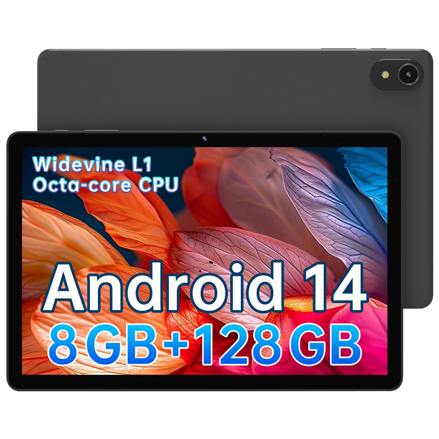 Apolosign Tablet 11 Inch, Android 14 Tablets With 11 Ips Hd Incell Display, Unisoc T606 Octa-Core Up To 2.0Ghz, 8+128Gb Storag