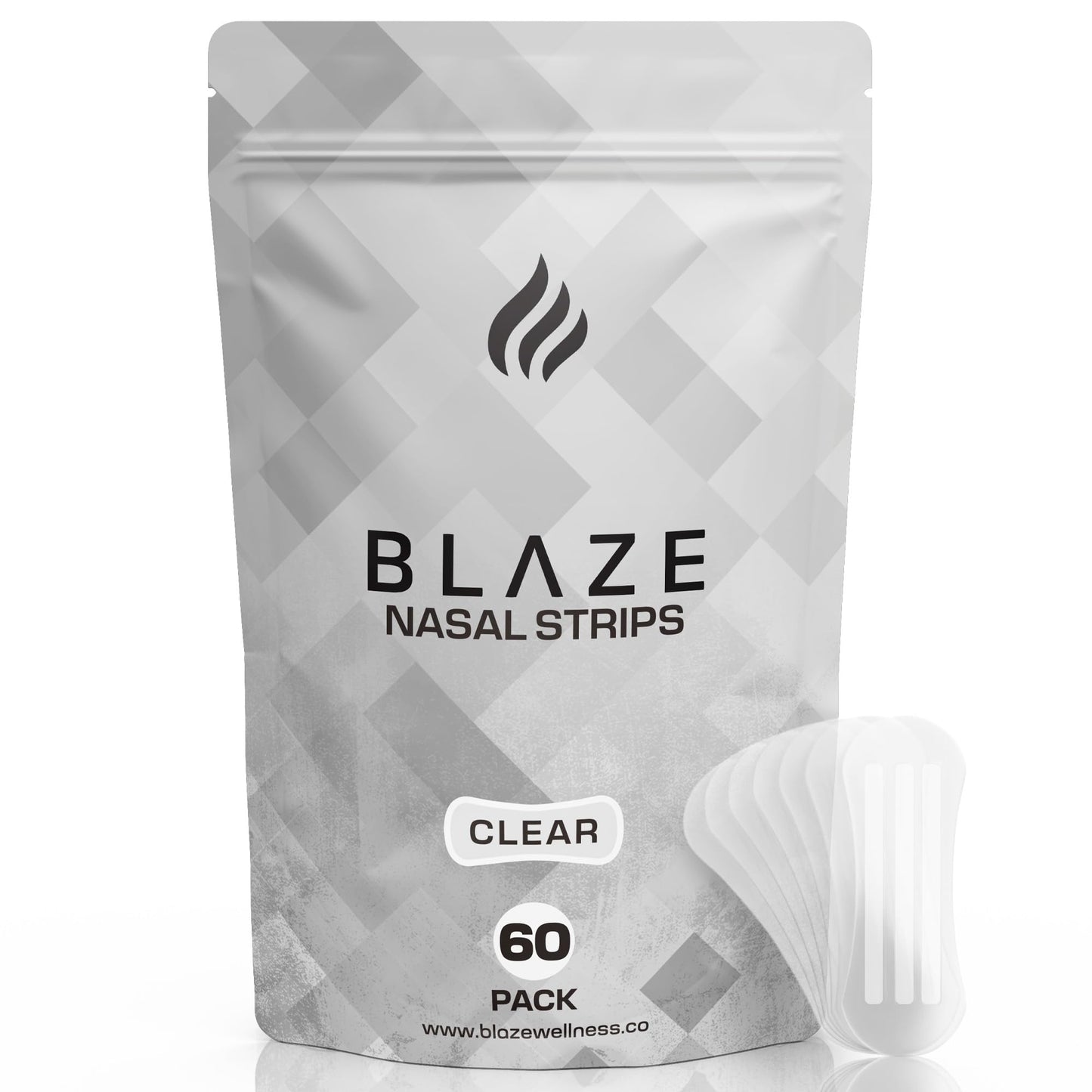 Nasal Strips for Snoring & Sleeping (60 PK) - Nose Strips for Breathing - Deviated Septum Tape & Sinus Congestion Relief for Adults - Improve Sleep Quality, Energy and Productivity, Lessen Snoring