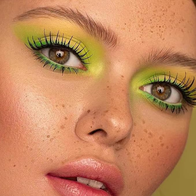 Boobeen Colorful Eyeshadow Palette Makeup-16 Colors, Matte and Glitter Eyeshadow, Bright Eyeshadow palettes, Blendable, Easy to Build Dramatic Glamour Looks (Green)