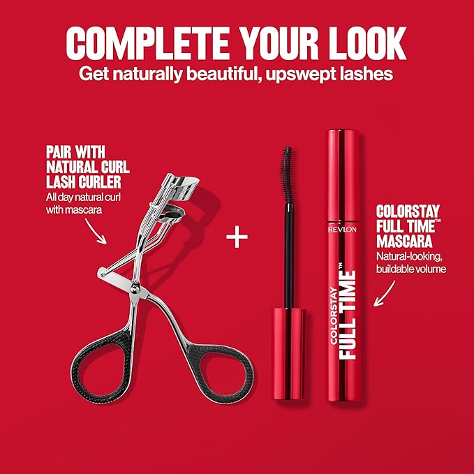 Revlon ColorStay Full Time Waterproof Mascara, Volumizing Eye Makeup, 24 Hour Wear, Smudge-Proof, Flake-Proof, 411 Blackest Black, Waterproof