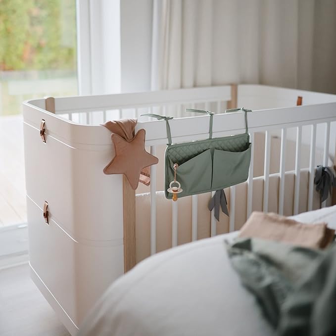 FRIGG Rope Natural Rubber Baby Pacifier | Made in Denmark | BPA-Free (Silver Gray/French Gray, 0-6 Months)