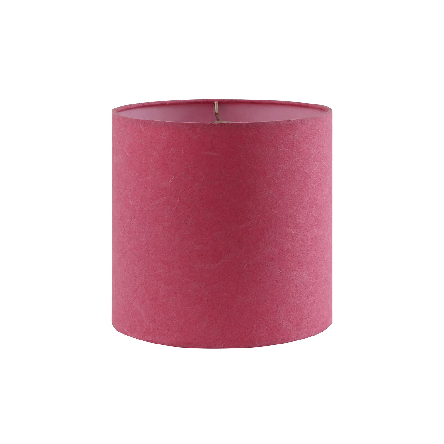 Aspen Creative Drum Lamp Shade, 8in x 8in x 8in, Rose Pink, Model 31239A, Paper Material