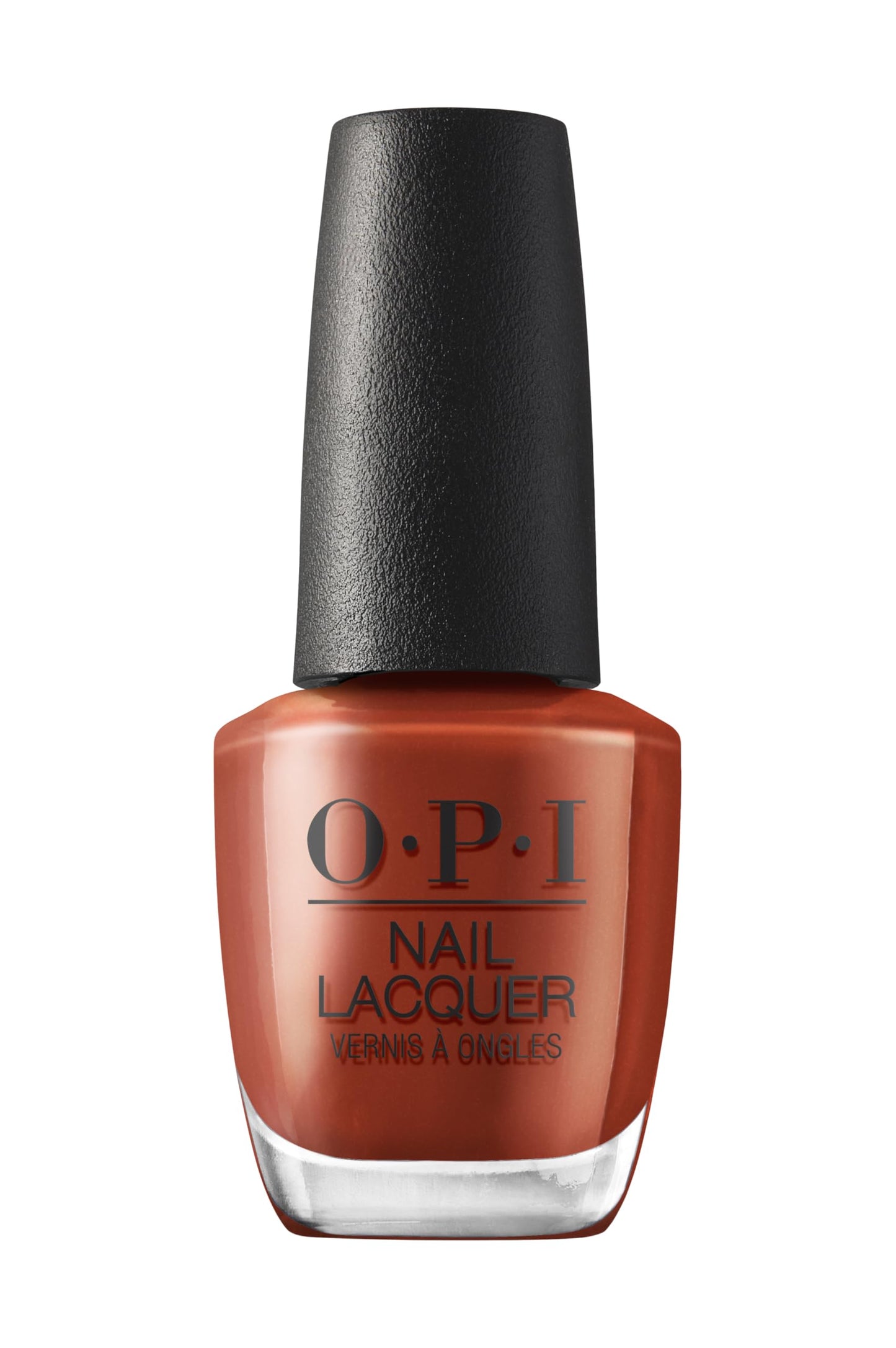 OPI Nail Lacquer Slip Dressed Up | Opaque Dark Red Brown Crme Chip Resistant Nail Polish | What's Your Mani-tude | Fall 2025