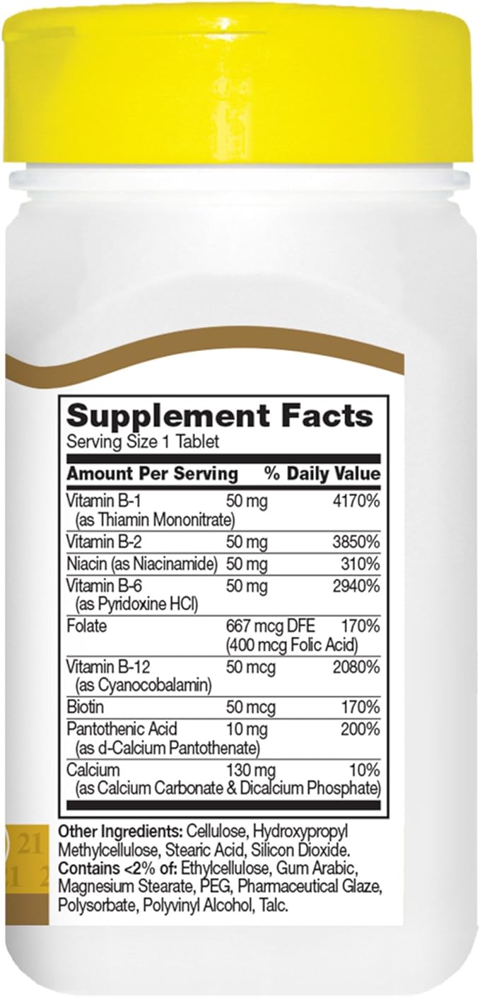 21st Century B-50 Complex Prolonged Release Tablets, 60-Count (Pack of 2)