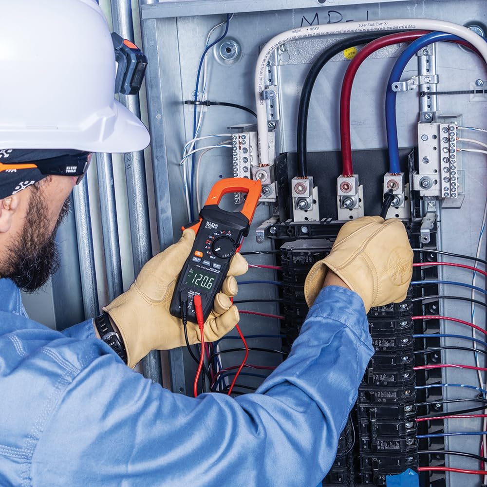 Klein Tools CL810 Digital Clamp Meter, Auto Ranging TRMS, AC/DC Volt/Current, LoZ, Continuity, Frequency, Capacitance, NCVT, Temp, More 1000V, Flashlight