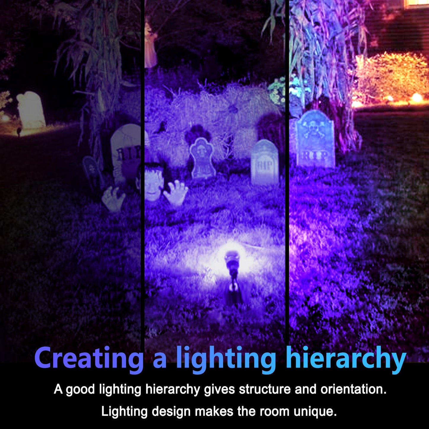 Loxyee Par38 Flood Blue Light Bulbs 4 Pack Dimmable E26 Base Blue Flood Light Outoor(20W Replace To 200W) Halloween Light Bulb For Outside Christmas Holiday Lighting