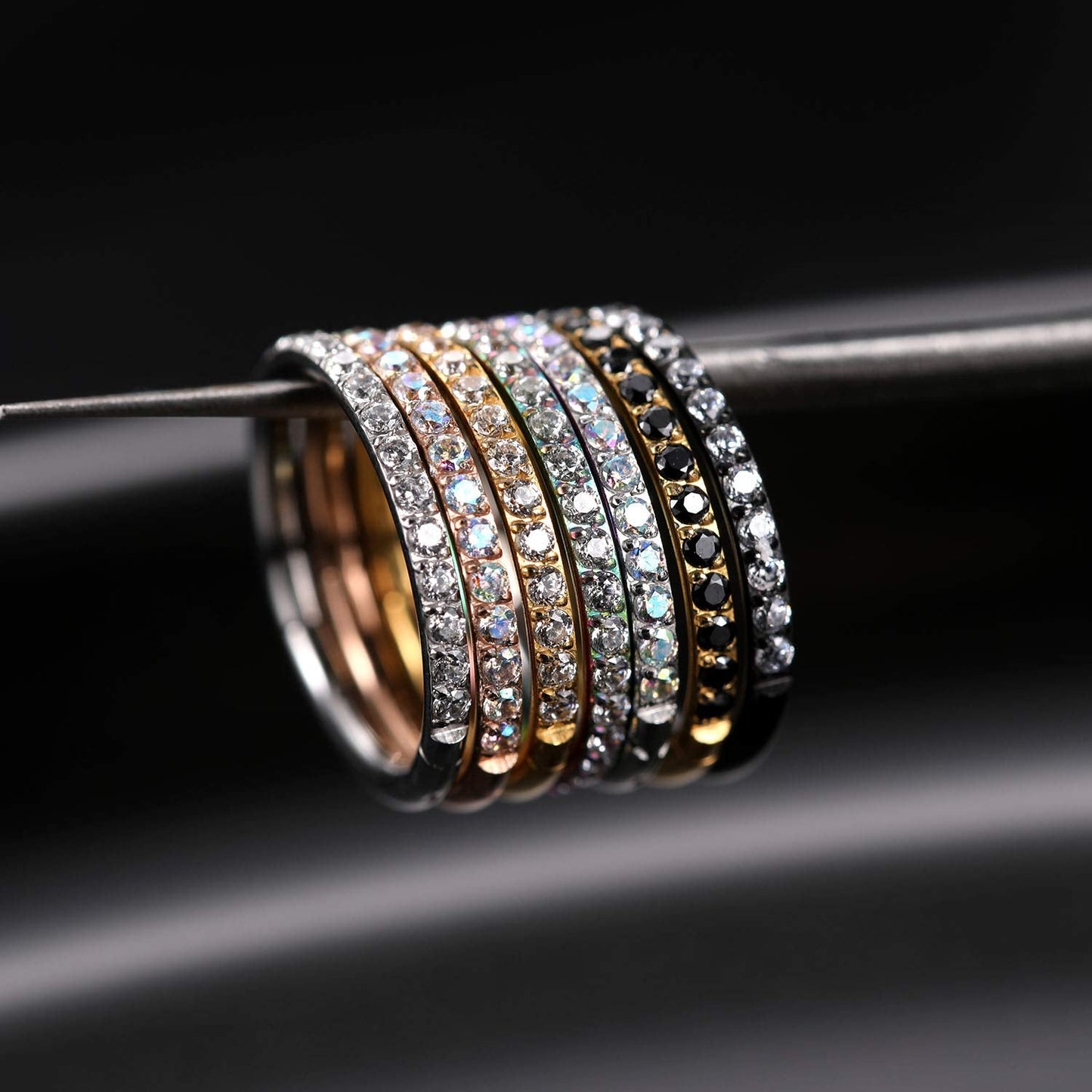 FUNLMO 18G Septum Hoop Cartilage Earring Hoop Surgical Steel Hoop Earrings 10mm Clicker Hoop Conch Hoop Earring