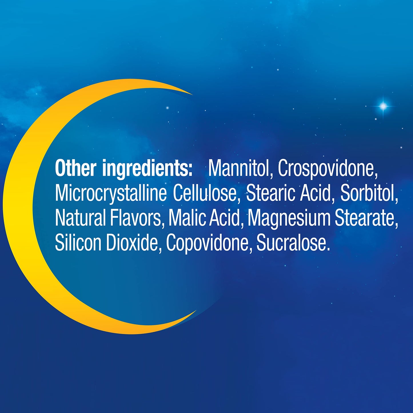 MidNite Back to Sleep Low Dose, 1.5 mg Melatonin Sleep Aid, Non-Habit Forming, Herbal Dietary Supplement for Adults, Drug-Free, Gluten-Free, Lactose-Free, Vegetarian, Vegan, 30 Quick Melt Tablets