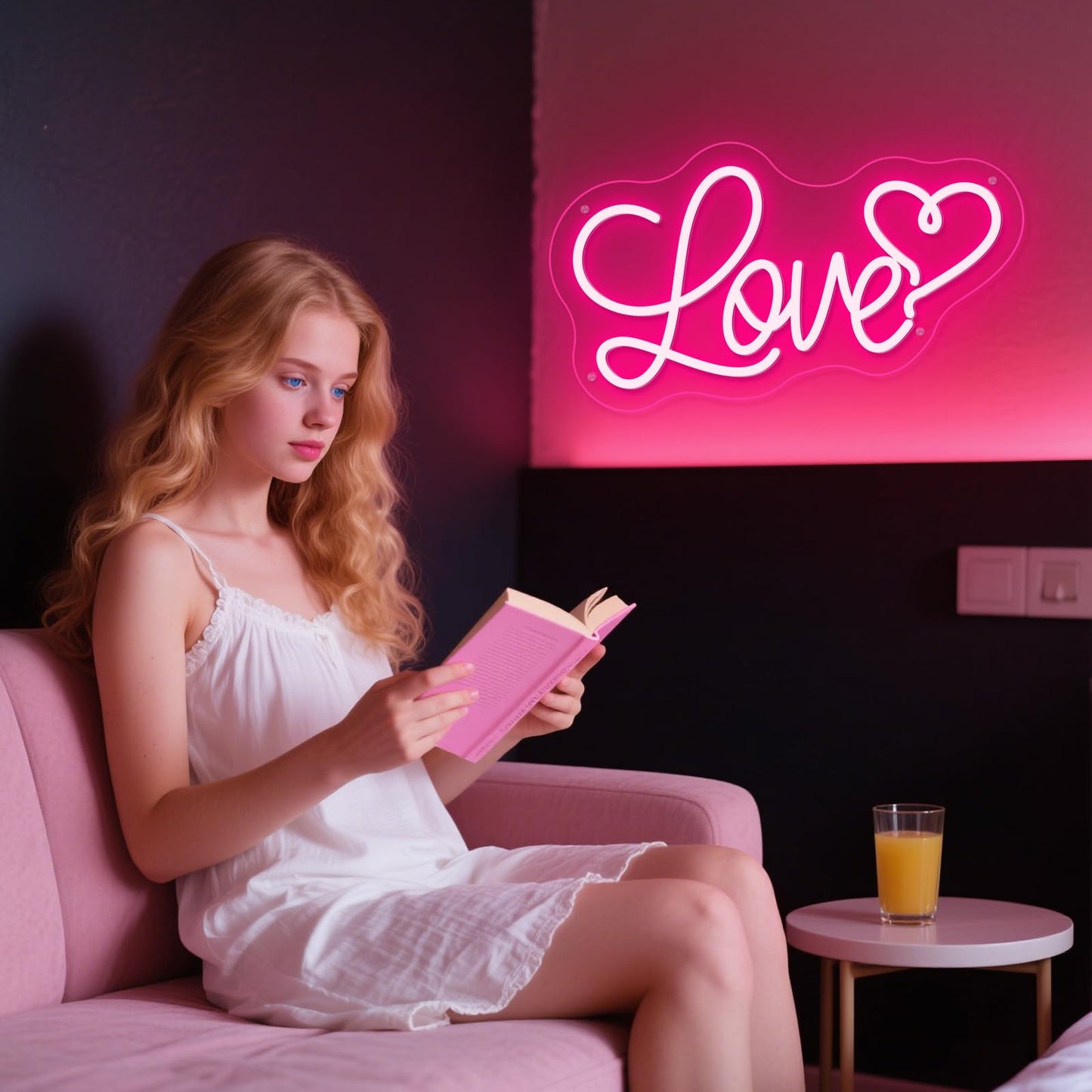 Love Heart Neon Sign 16X 9 In 3 Levels Dimmable Usb Love Neon Lights For Wall  Kids Bedroom  Wedding Party Decoration Neon Light  Gift For Kids  Girlfriend  ValentineS Day