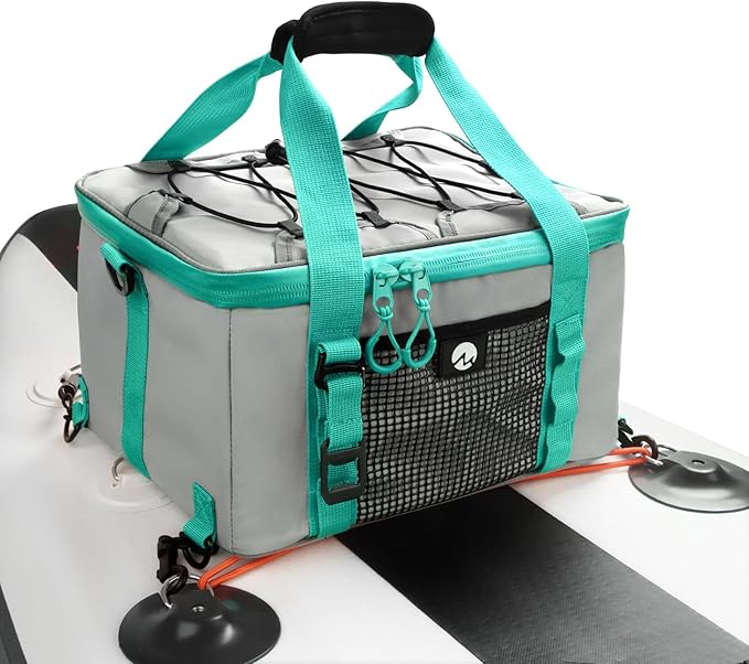 Paddle Board Cooler, Paddleboard Cooler Deck Bag with Detachable Bottle Opener, Paddle Board Accessories, Sup Cooler Bag for Beach, Camping, Kayaking, Travel