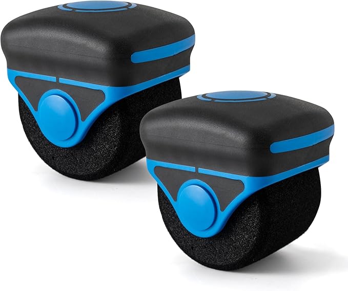 NEWISHTOOL Sponge Seam Roller Vinyl Applicator Tool, 2 Pack Soft Foam Wheel Roller Paint Roller, Pro Heat-Resistant Rollin...
