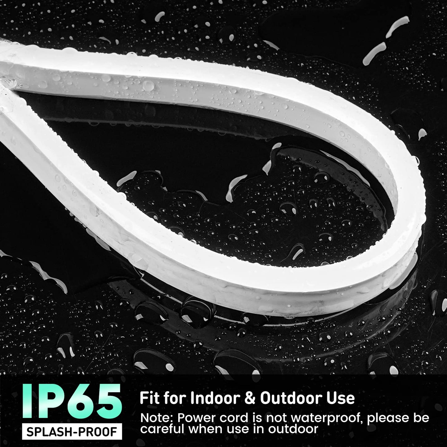 Gzbtech Flexible Led Neon Rope Lights 100Ft Ac 110-120V Waterproof Strip Light  120 Leds/M Cuttable Connectable Neon Lighting For Indoor Outdoor Home Decor/Commercial Building Use-Cold White 30M