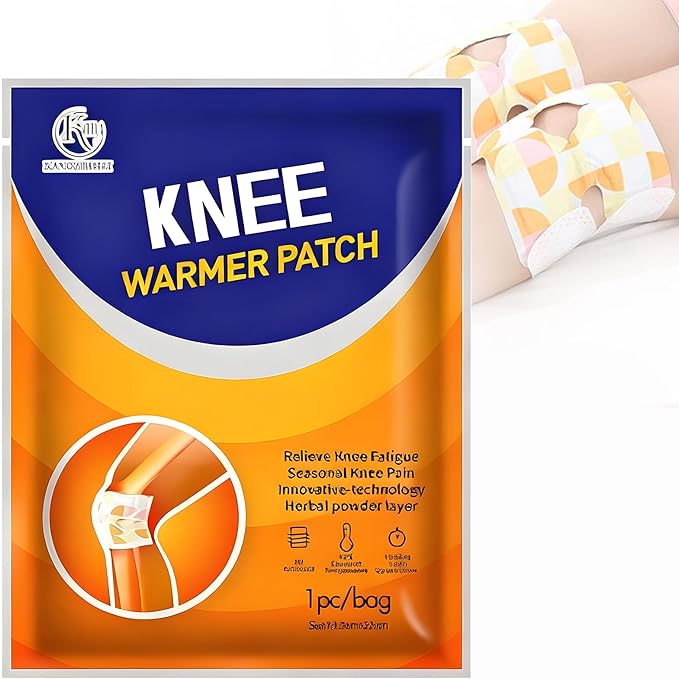 Knee Heat Wraps - 6 Count Knee Relief Patches - Targeted Knee Pain with 8-Hour Therapeutic Heat - Heated Knee Wrap Warmer...