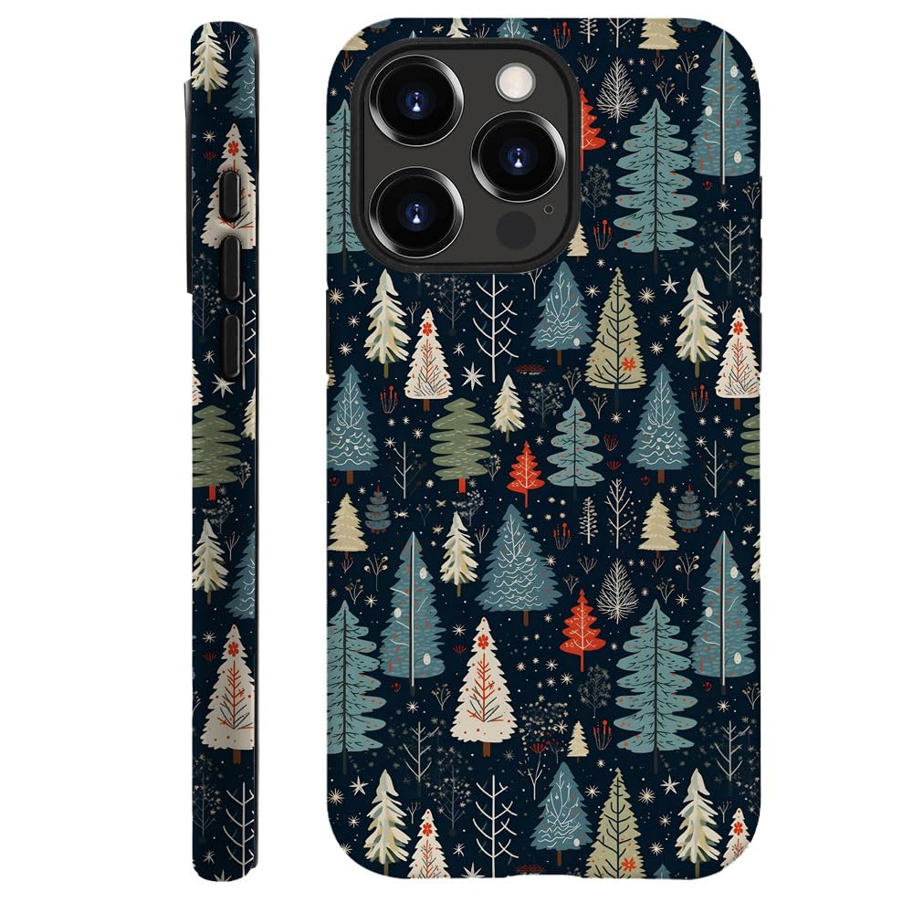 Compatible with iPhone 16 Pro Max,Durable & Shockproof Phone Case Cover Design - Christmas Tree Aesthetic