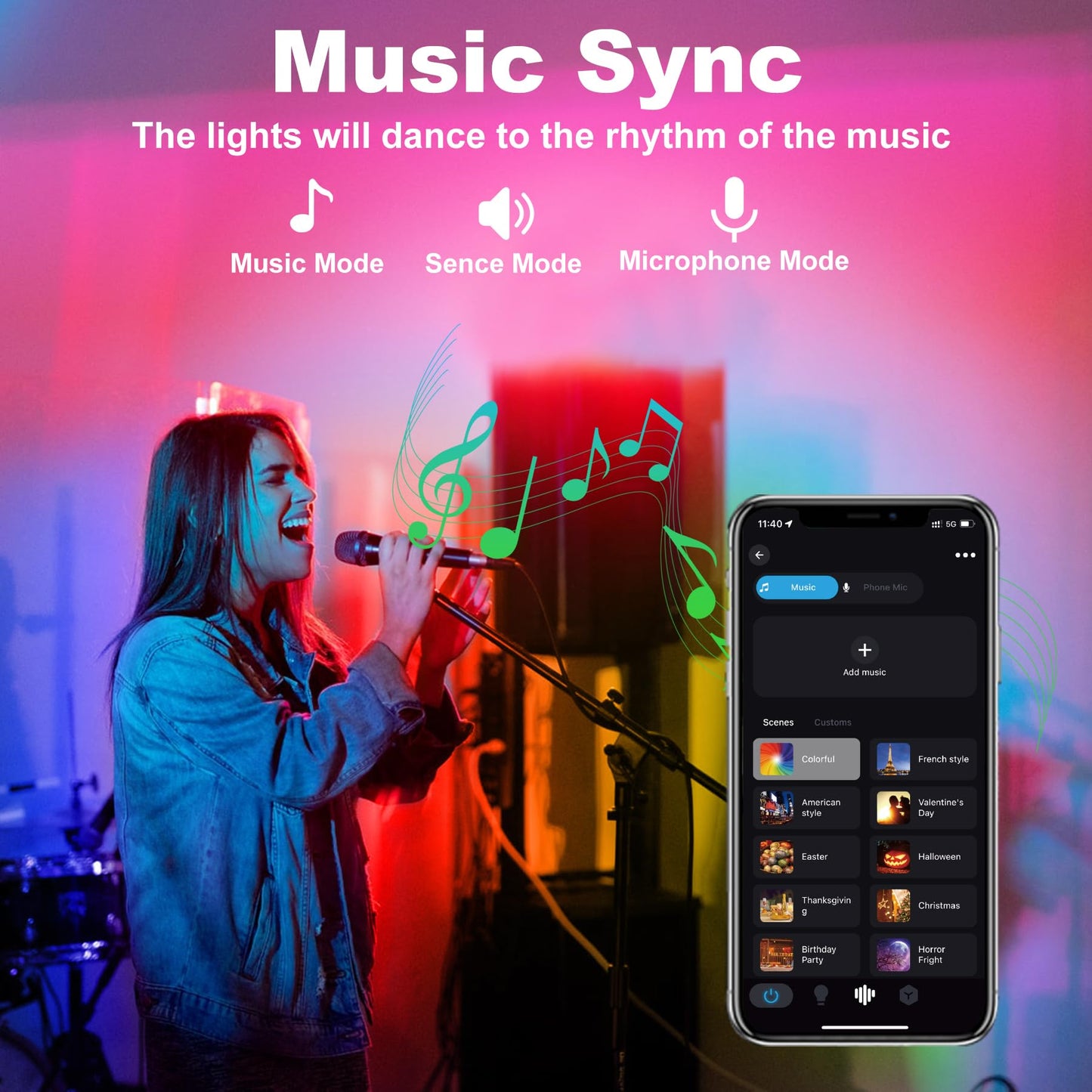 T-SUN RGBCW Wall Washer Lights 50W 2-Pack with APP & Remote Control, Music Sync, Aluminum, Model TS-F0410-RGBCW-BT-US-2P