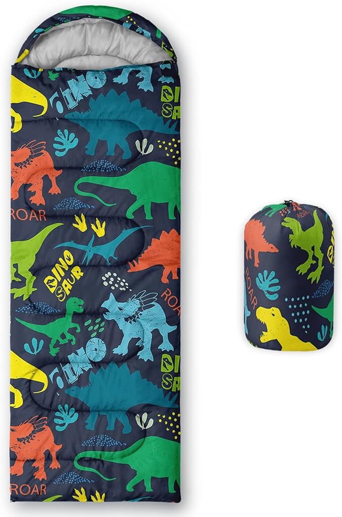 Axolotl Unicorn Sleeping Bag for Kids Boys Girls–Lightweight Warm Cold Weather Sleeping Bags,Waterproof Portable Sleeping Bag with Compression Sack for Camping Backpacking Outdoor Indoor
