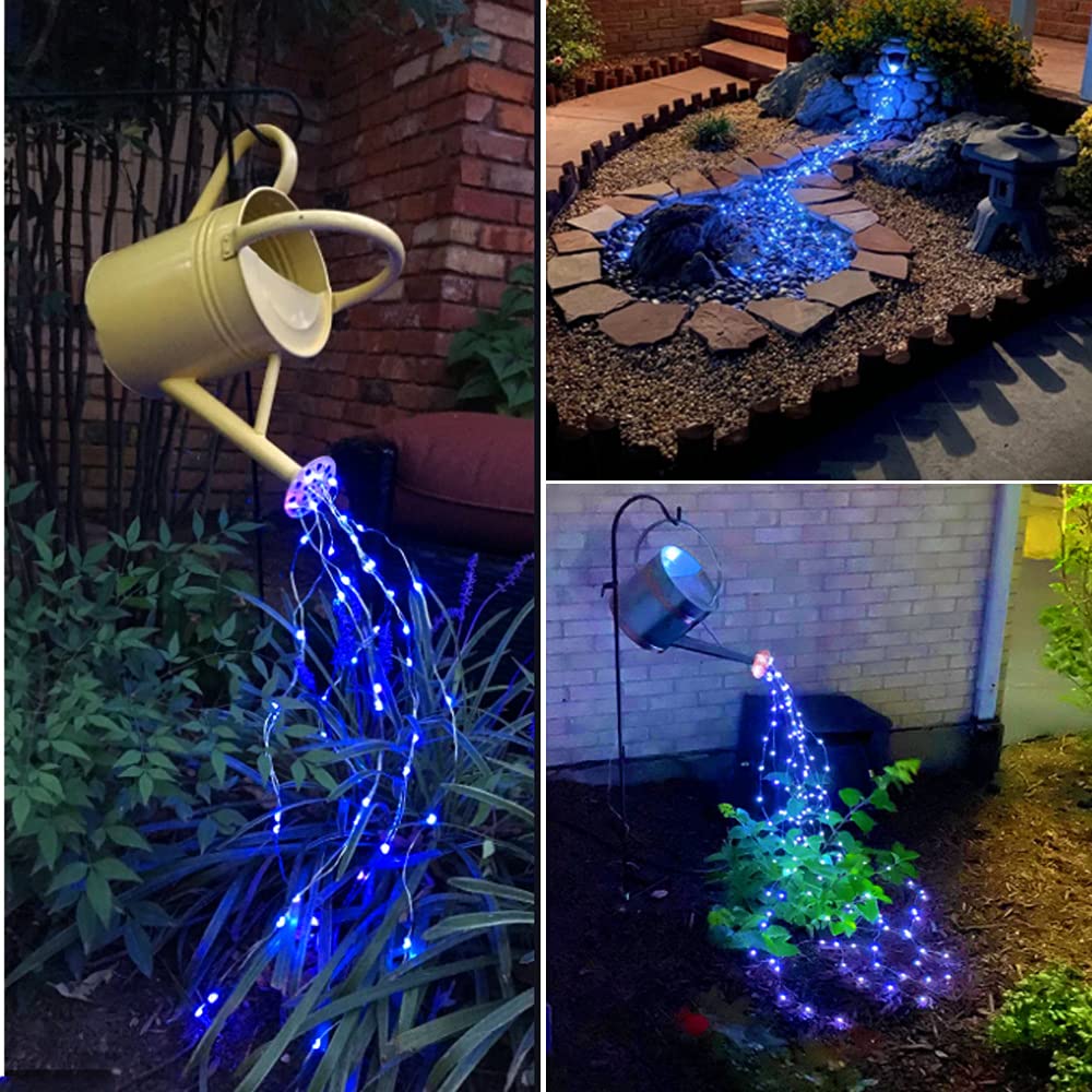 soltuus Solar Fairy String Lights, 180 LEDs, Waterproof, 6.6 ft, Blue, Model 898746a0-71be-4819-a86b-55110fb