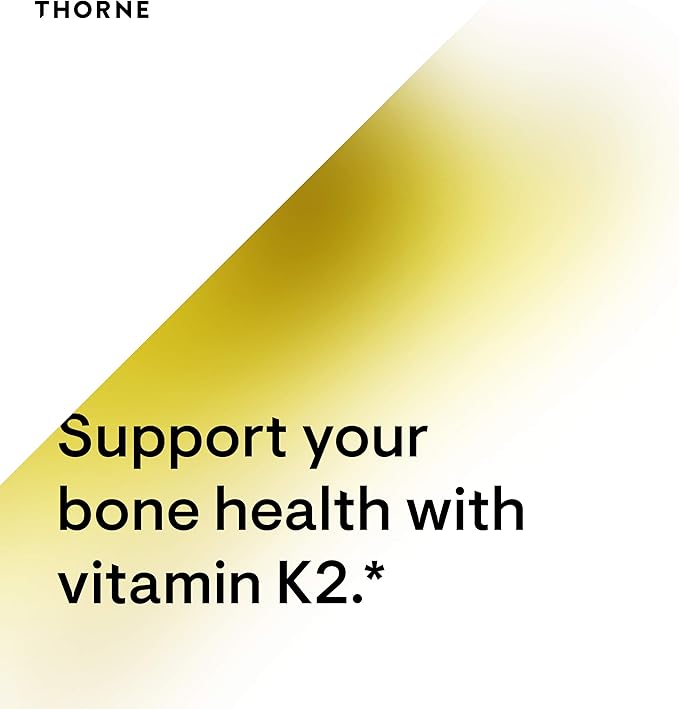 THORNE Vitamin K2 Liquid (1 mg per Drop) - Concentrated Vitamin K2 Supplement for Heart and Bone Support* - 1 Fl Oz