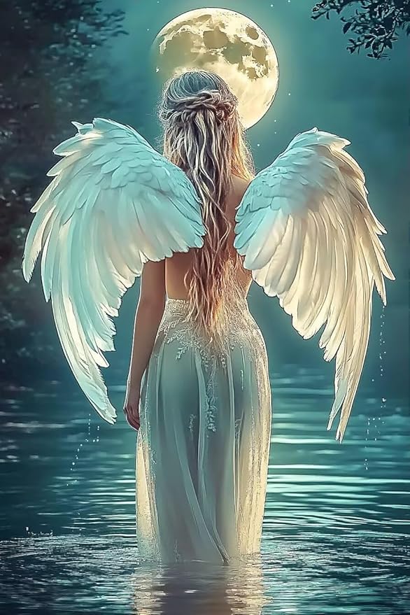 Beautiful Angels 1000 Pieces Eco-Friendly Wooden Puzzle for Adults - Matte Finish, DIY Fun, Perfect for Home, Room & Wall Decoration - Creative & Unique Gift Idea