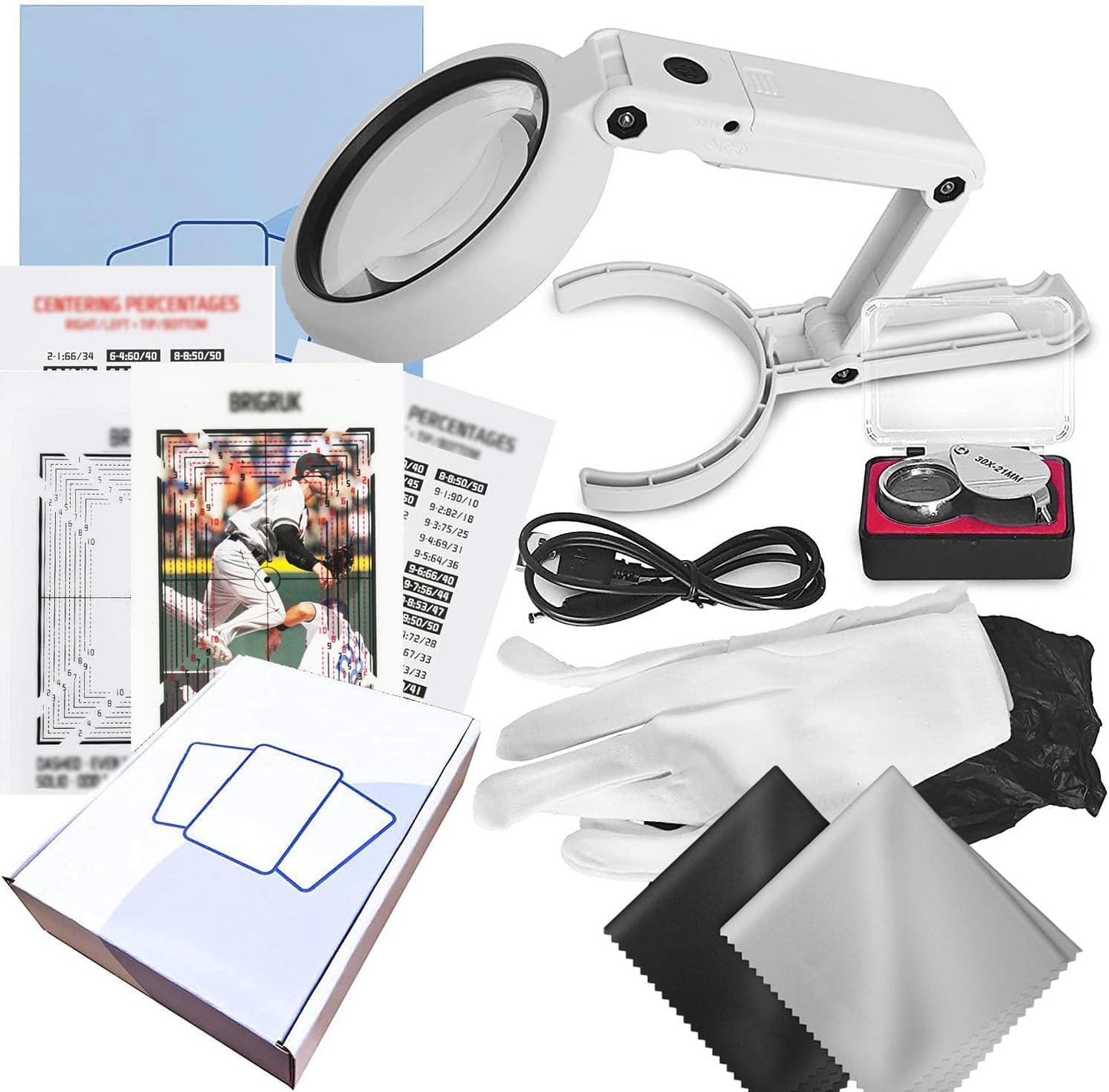 Sports Cards Grading Kit, Card Centering Grading Tool, Sports Trading Cards Measuring Tools.