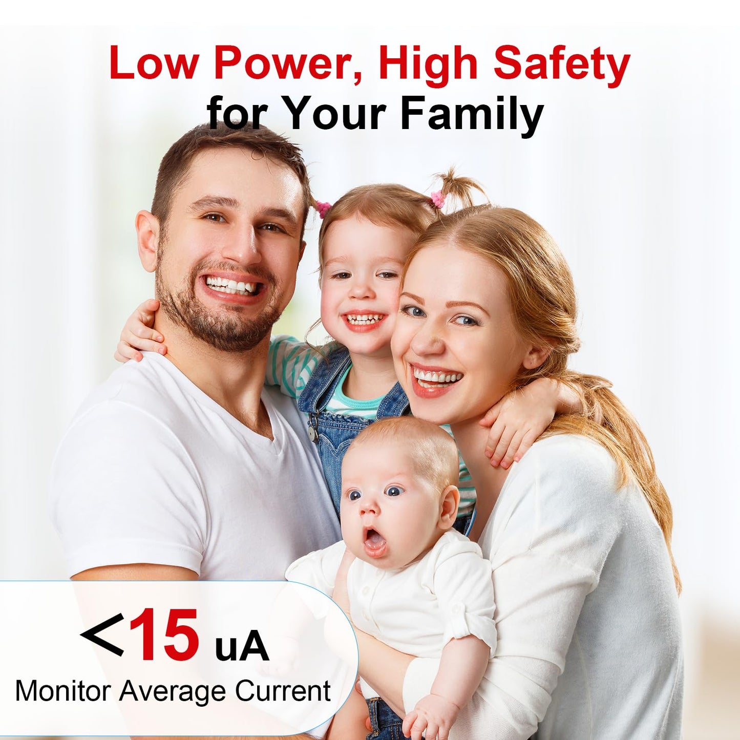 2 Pack Wireless Smoke Detectors for Home,Photoelectric Wireless Fire Alarms Battery Powered Design (not Included),Portable Operated for Travel,Attic Fire Alarm Universal RV Smoke Detector