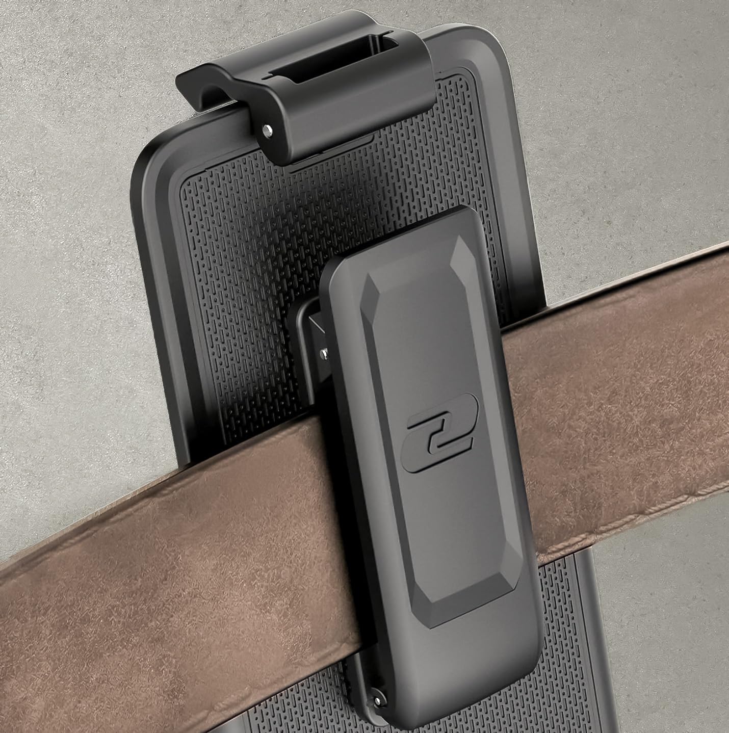 Protective Belt Case Designed For Iphone 15 Pro Max With Holster Clip [Rebel Series] Shockproof Heavy Duty Cover With Phone Hold