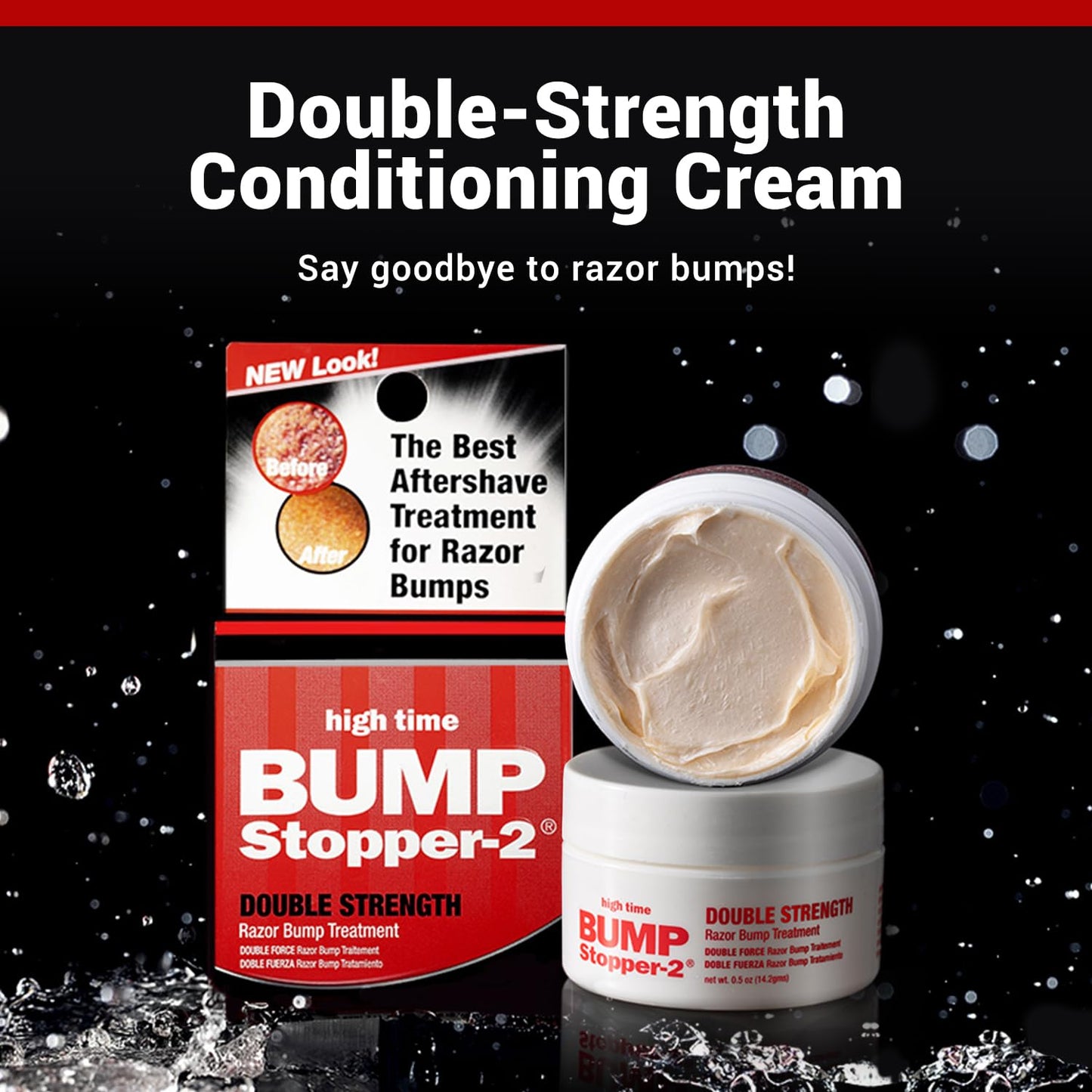 Bump Stopper-2 Razor Bump Treatment, Double Strength Formula - .5 oz