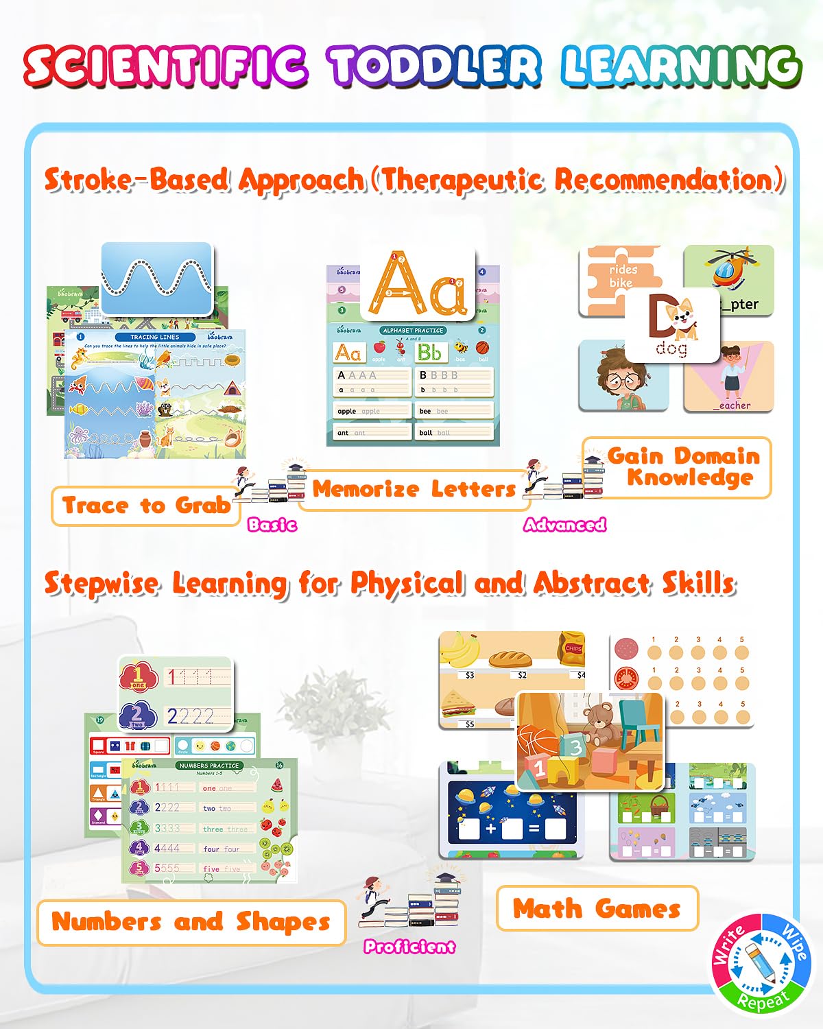 Preschool Learning Activities, 37 Themes Tracing Activity Books Ages 3-8, Toddler Handwriting Practice, Letter Tracing for Kids Preschool Kindergarten Workbooks, Christmas Birthday Gifts