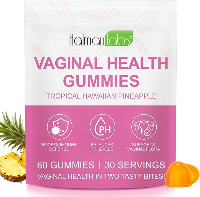 Vital Sourcing Feminine Balance Gummies, Vaginal Probiotics for Women, Pineapple Gummies, Revitalize Vaginal Health, Optimize PH Balance - Probiotics for Digestive Health