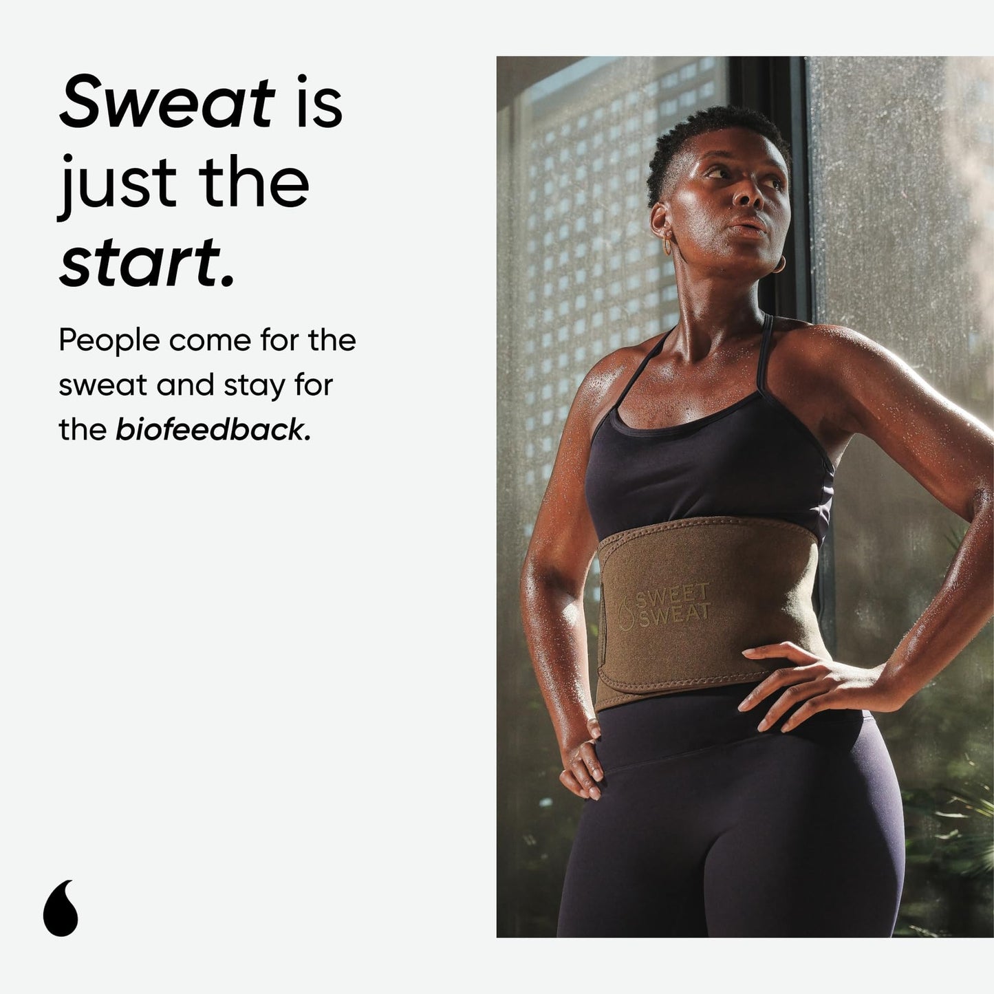 Sports Research Sweet Sweat Waist Trimmer (Core Series) - Premium Sweat Enhancing Fitness Band for Women & Men - Adjustable Fit · Latex-Free Neoprene - Matte Green, Medium