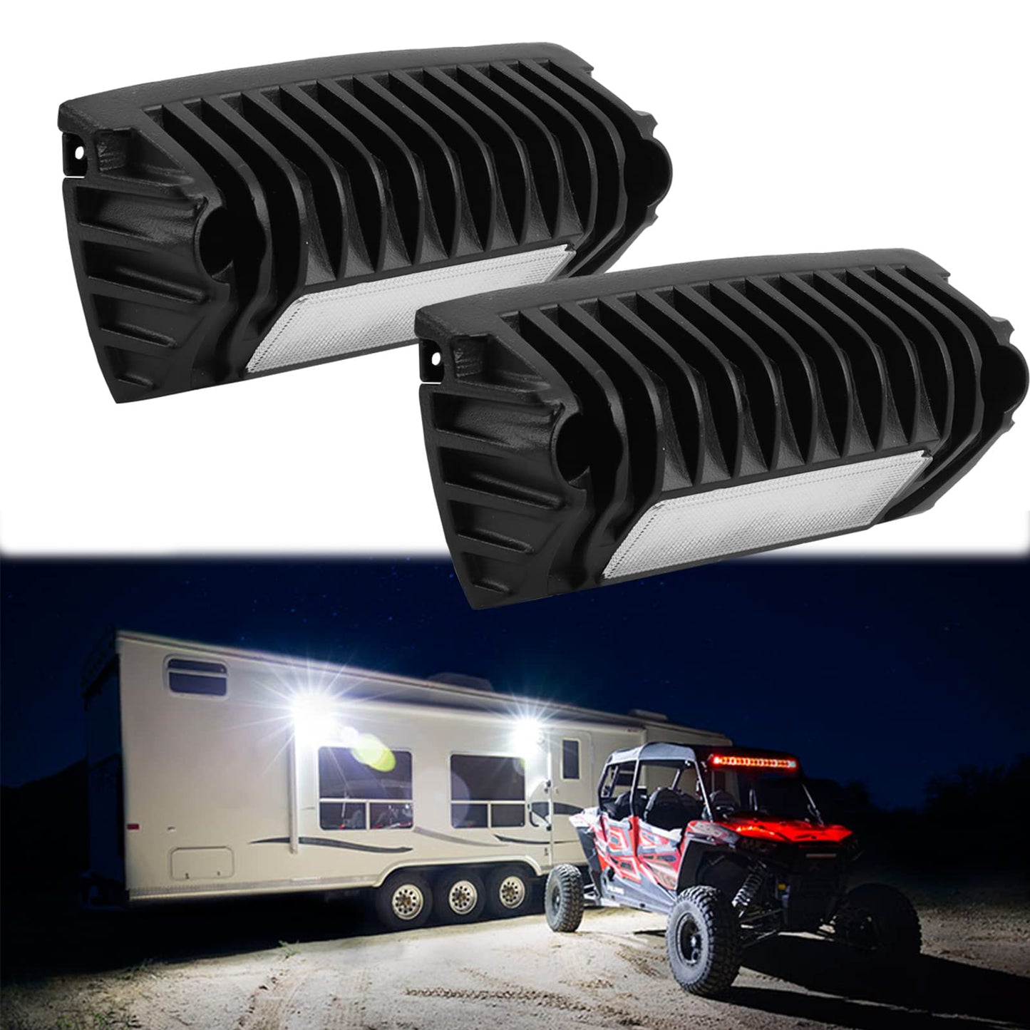 Chelhead Rv Lights Exterior  12V Rv Porch Light Aluminum Low Current Led Scene Lighting Compatible With Rv Outdoor Camper Trailers Truck Porches Towing 5Th Wheels Utility Vehicles
