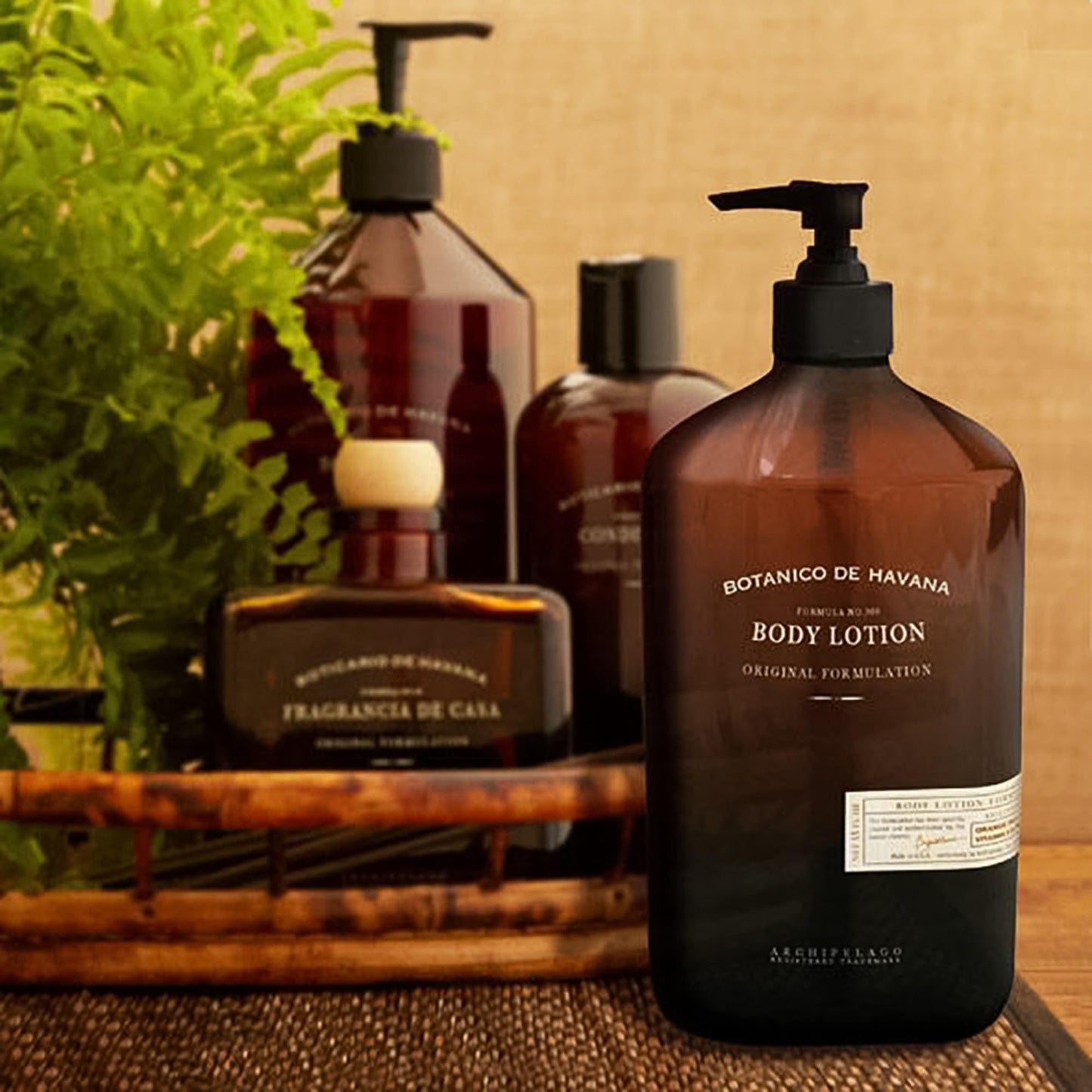 Archipelago Botanicals Botanico De Havana Lotion, Moisturizing Sugar Cane Pineapple & Orange Body Lotion for Soft, Healthy Skin,