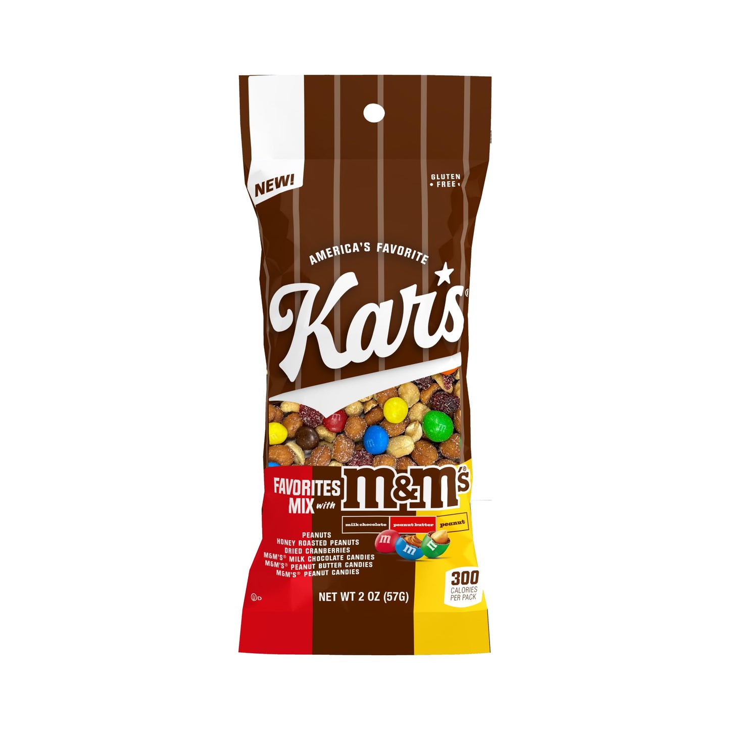Kars Nuts Favorites Mix with M&MS Candies - 2oz Bag (Pack of 36)