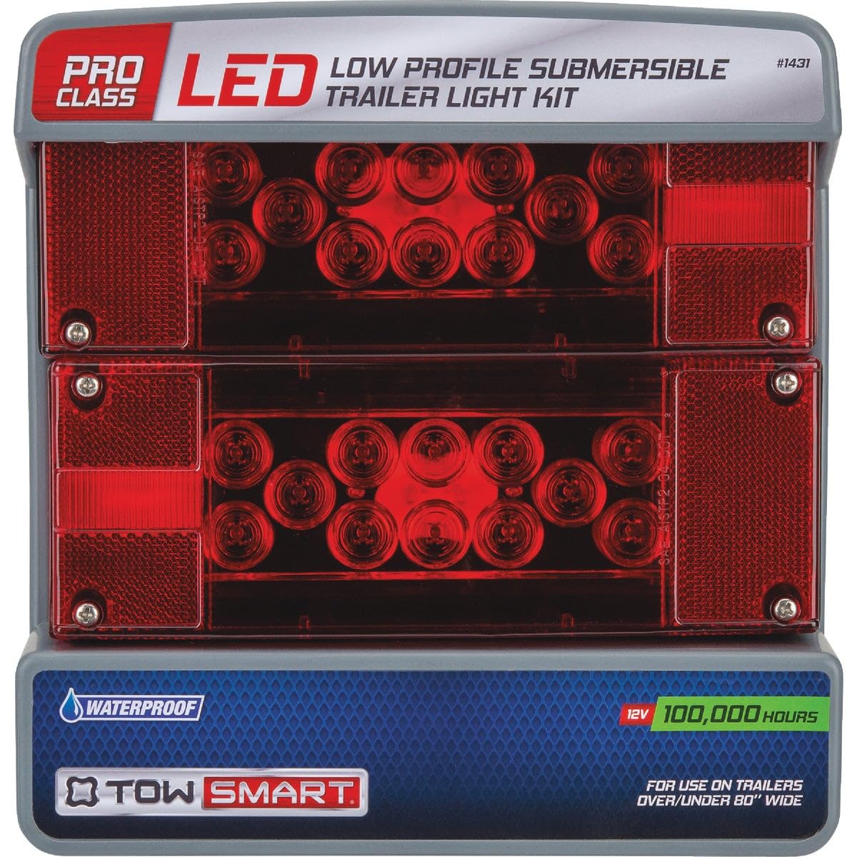 Pm V947 Led Rear Trailer Light Kit For Trailers 80 Wide & Over