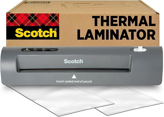 Scotch Thermal Laminator, 2 Roller System for a Professional Finish, Use for Home, Office or School, Suitable for use with...