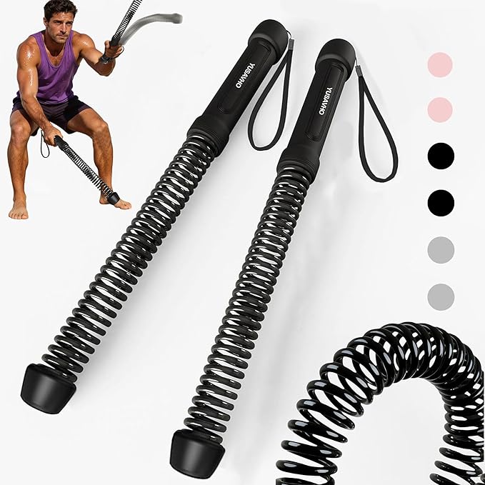 Ropeless Battle Ropes for Home Gym-Portable Cordless Training Rope Fitness Equipment for Men & Women,Weighted Workout Rope...