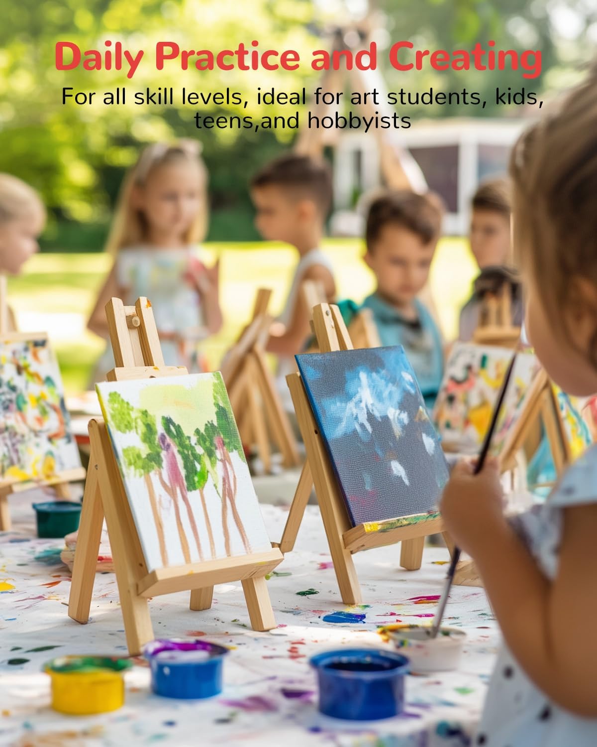 Canvas Boards for Painting 36 Pack, 5x7 Inch Painting Canvas Panels, 100% Cotton White Blank Art Supplies for Acrylics Oil Watercolor Tempera Paints