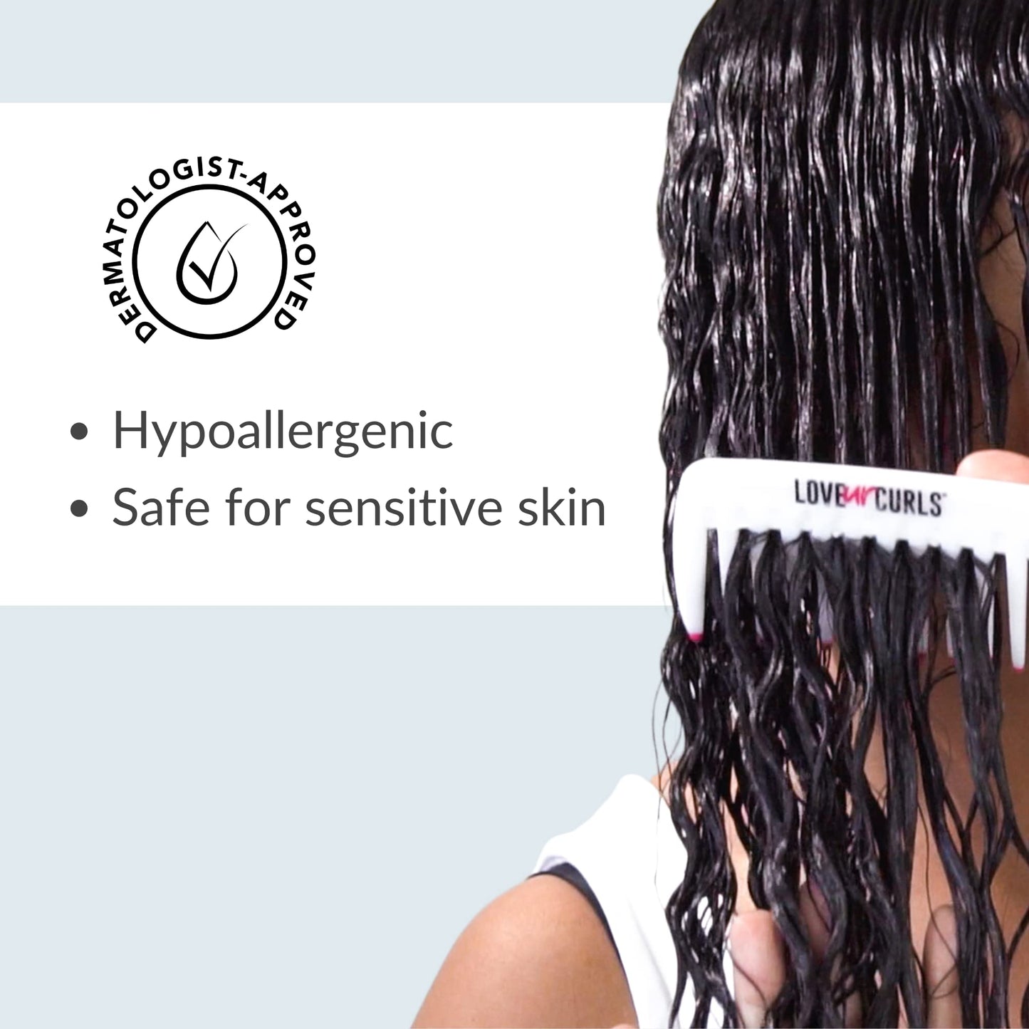 Love Ur Curls - Fragrance Free Conditioner, Hydrating and Detangling for Curly, Wavy and Kinky-Coily Hair for Soft Smooth Curls,