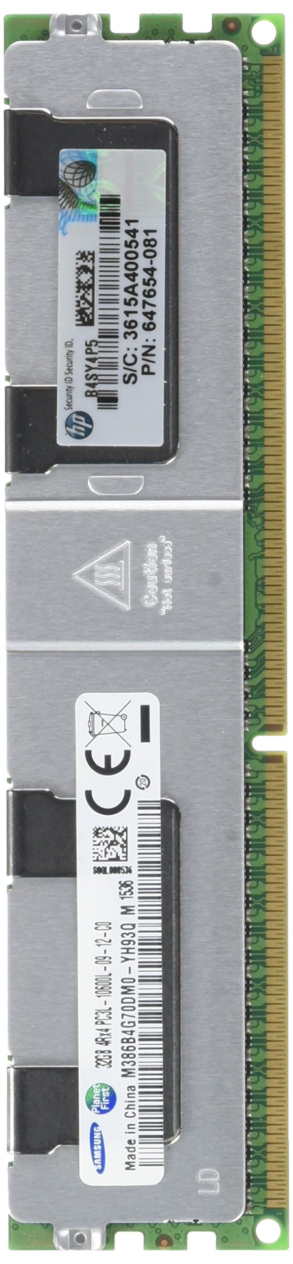 Hp 32Gb Ddr3 1333 Sdram Memory Module Pc3 10600 Internal Memory 647903-B21