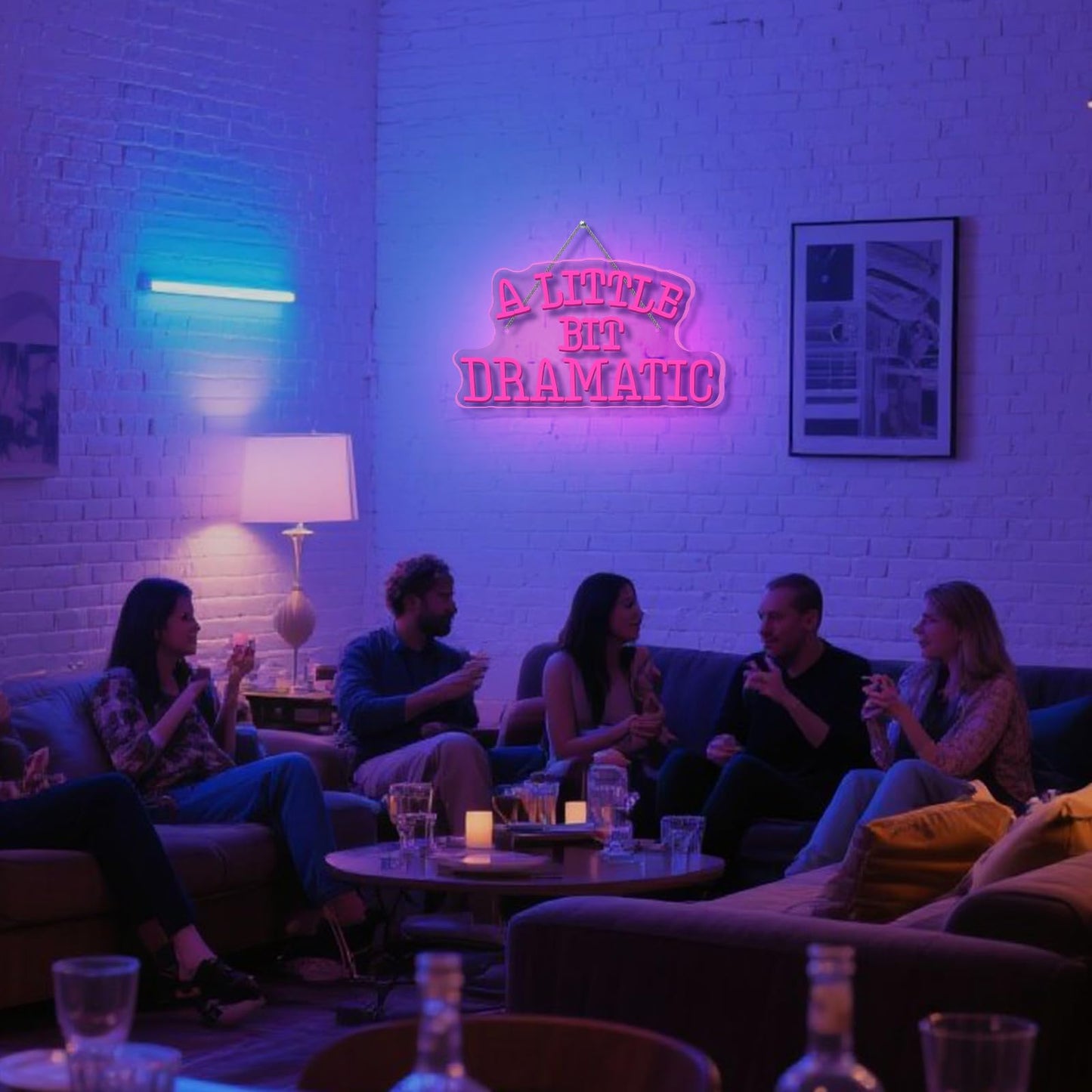WLHOPE Neon Sign - Jesus Is King Dimmable LED Wall Decor, USB Powered, Acrylic Board, 12.99x12.6 inch, Ideal for Bedroom and Living Room
