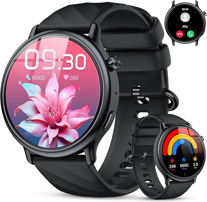 Smart Watch for Women Fitness Tracker: Waterproof Digital Mens Watches Make Answer Call Smartwatch for Android Phone iPhon...