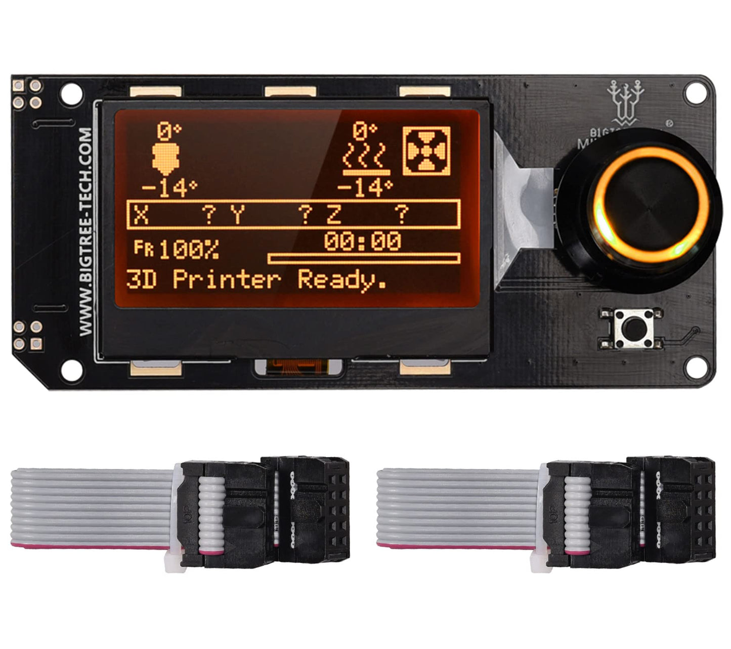 Bigtreetech Mini12864 V2.0 Lcd Graphic Smart Display Control Board With Adapter And Cable For Ender-3 Voron 2.4 Prusa-I3 3D Prin