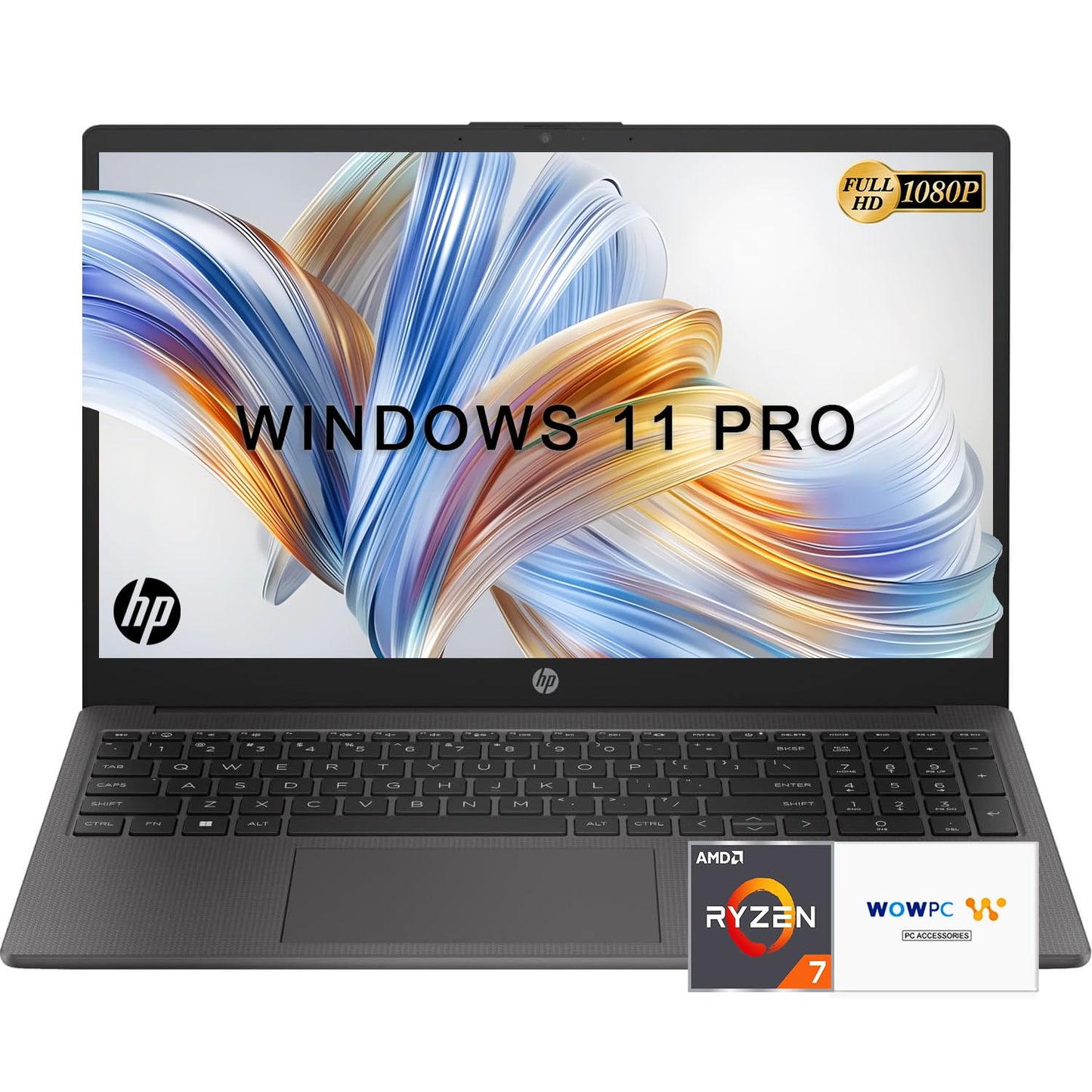 Hp New G10 15.6 Fhd Business Laptop, Amd Ryzen 7 7730U Processor (Beats I7-1355U), 32Gb Ram, 512Gb Ssd, Spill-Resistant Keyboard