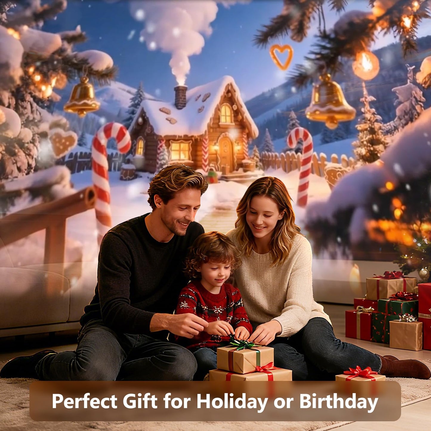 Rossetta 3D Projector  Mini Hd 3D Galaxy Projector With Bluetooth Speaker & Remote  1/2H Timer  60 Themes  Night Light For Kids Bedroom  Room Decor  Birthday & Christmas Gifts For mature-themeds  Girls  Boys