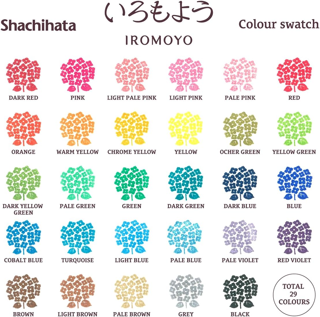IROMOYO WARABE Stamp PAD, Small Traditional Japanese Ink Colour, Oil-Based Ink pad - Pale Green