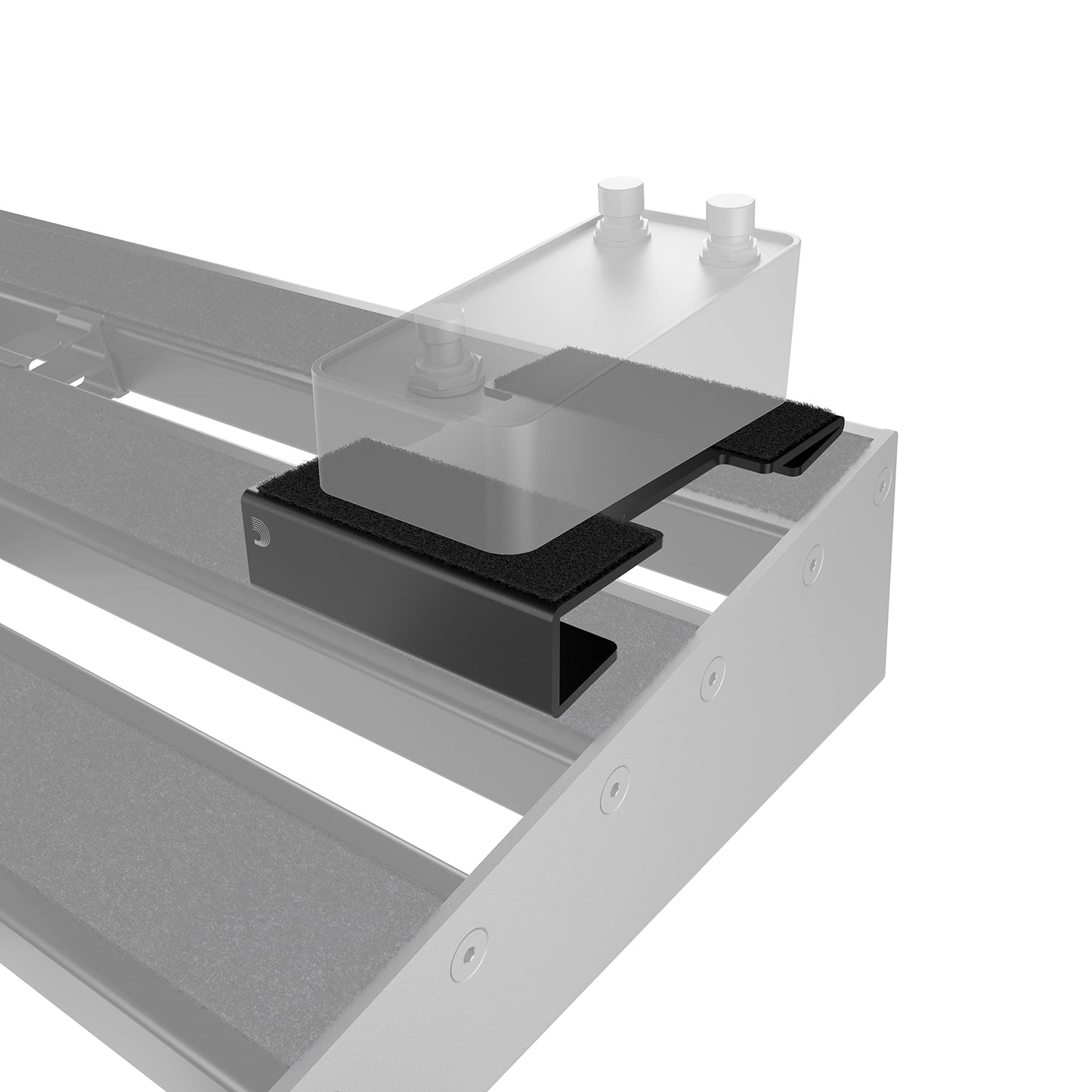 Daddario Accessories Xpnd Pedal Board Riser - Elevate Pedal For Guitar Pedal Board - Raises 1 Inch On Pedalboard - Built In Cut